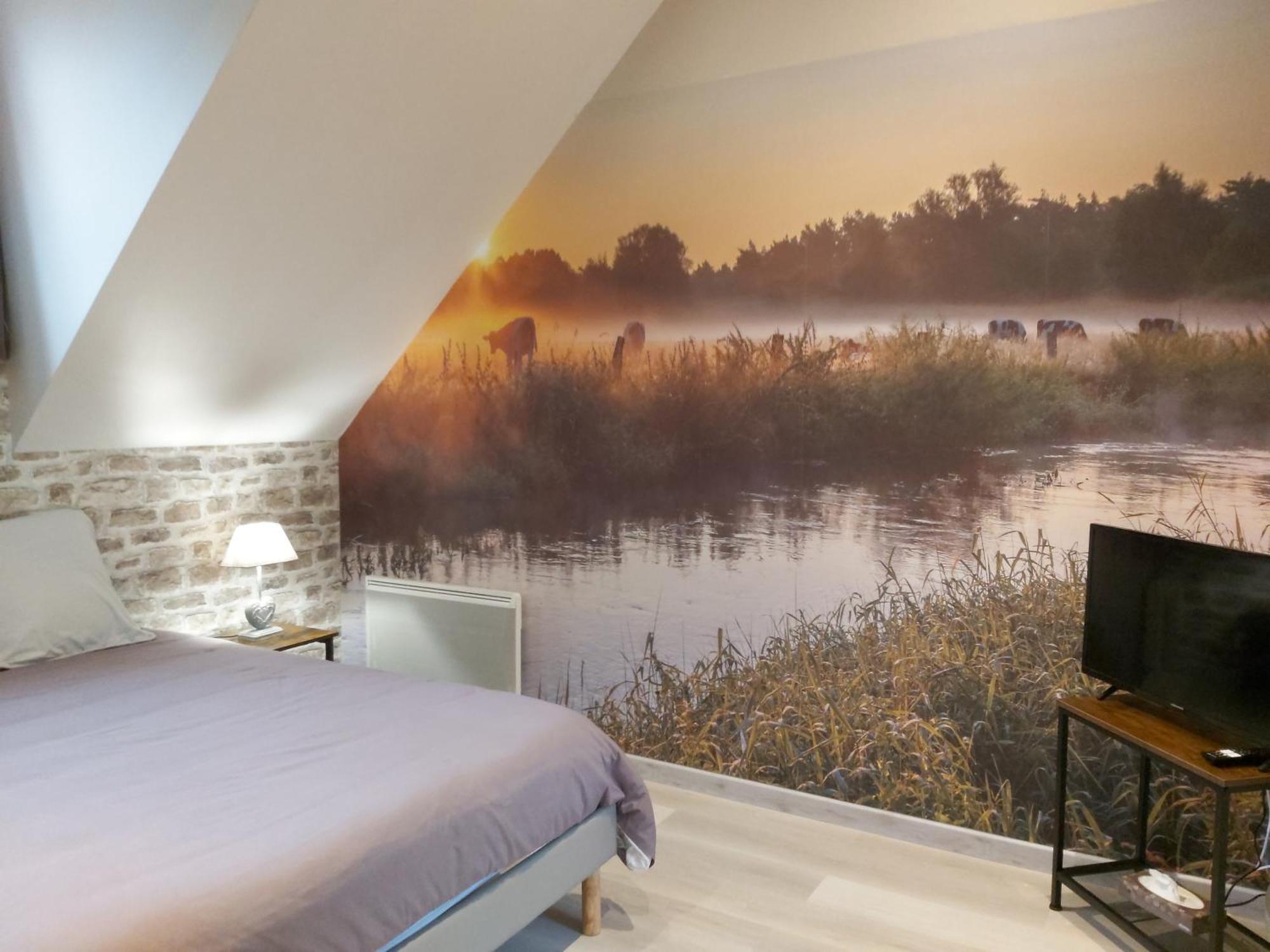 Le Bonheur Des Plumes Bed & Breakfast Montmartin-en-Graignes Exterior photo